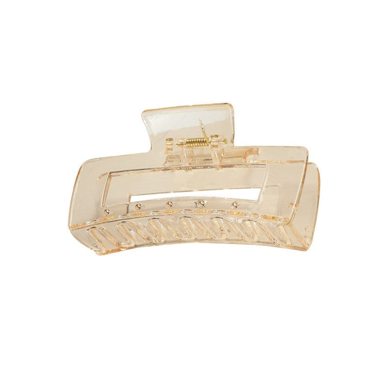 Solid Color Jelly Color Simple Claw Clip