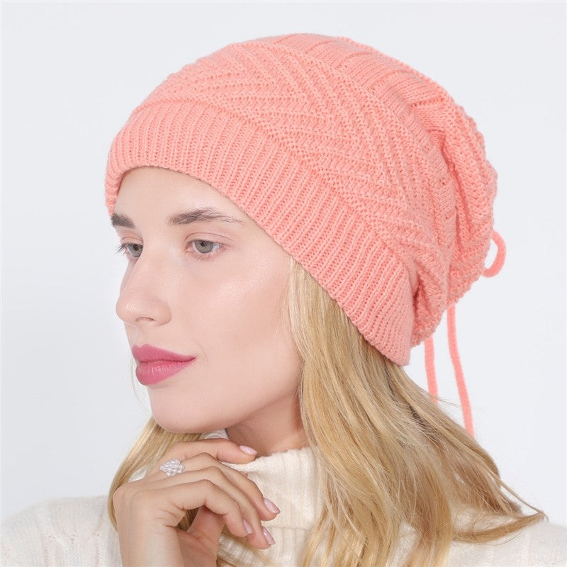 Dual Purpose Knitted Neck Warmer Beanie