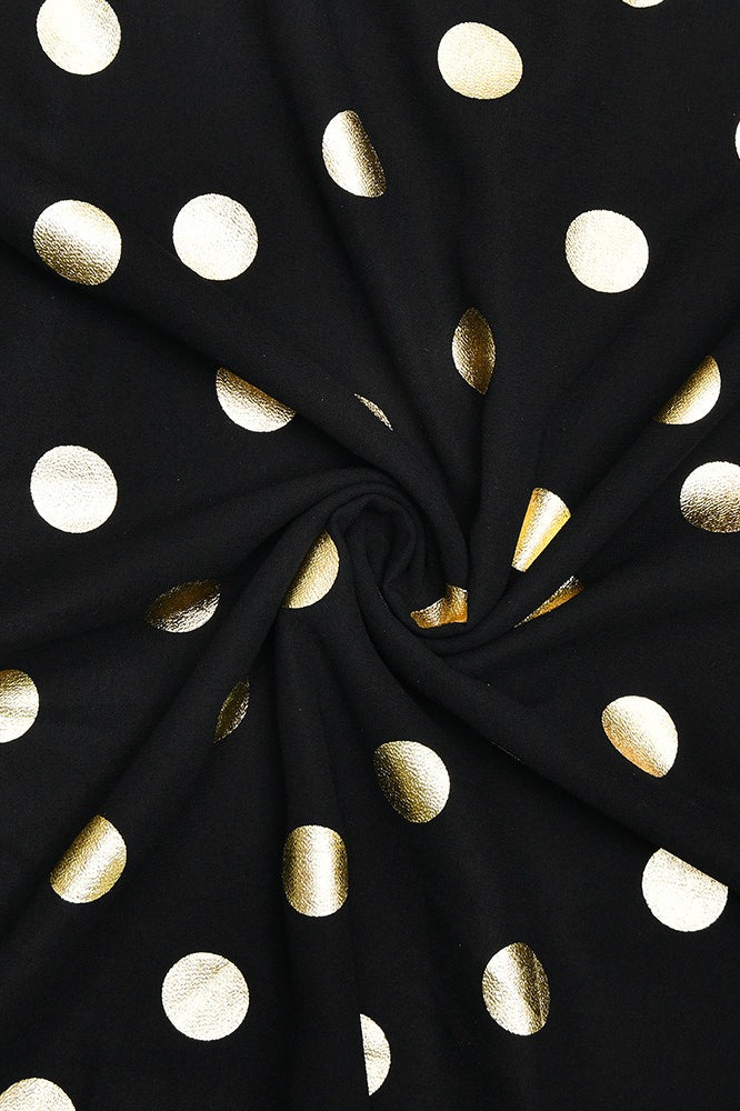 Polka Dot Halter Backless Bodycon Maxi Dress