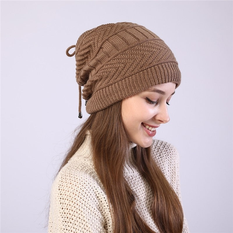 Dual Purpose Knitted Neck Warmer Beanie