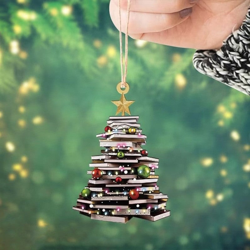 Creative Christmas Book Ornaments