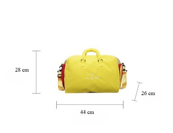 Oxford Color-Block Travel Tote