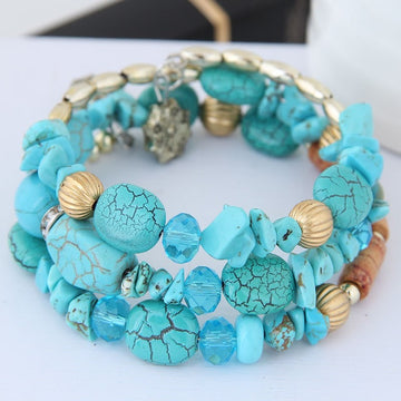 Fashion Beaded Multi-Layer Wrap Bracelet