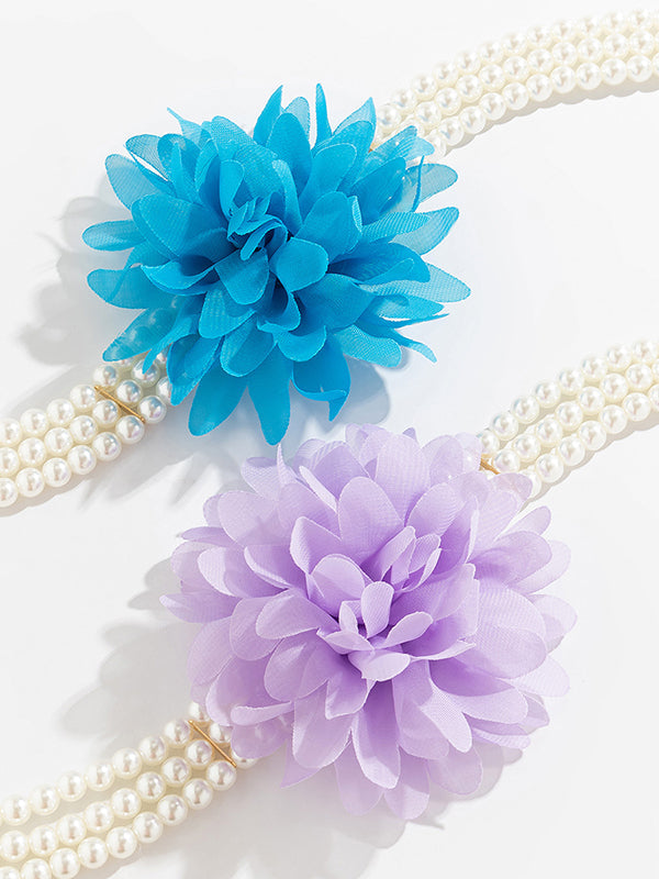 Three-Dimensional Flower Necklaces Accessories