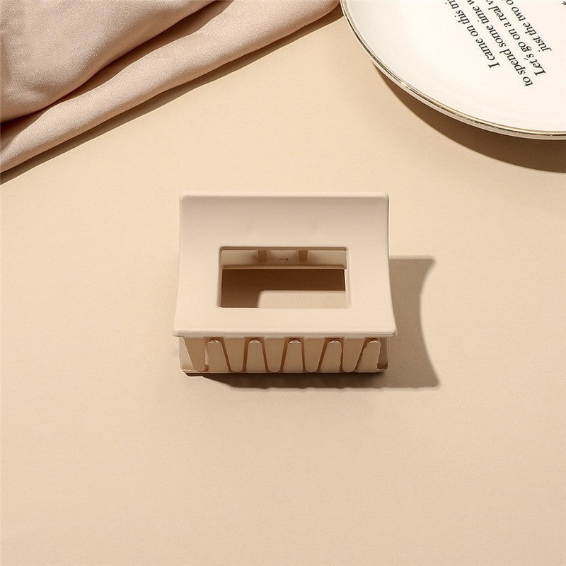 Fashion Solid Matte Hair Claw Clip
