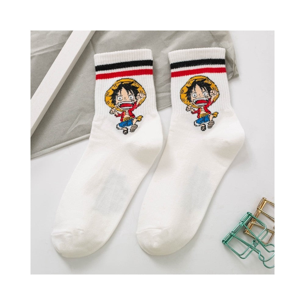 Cute Cartoon Unisex Cotton Sports Socks