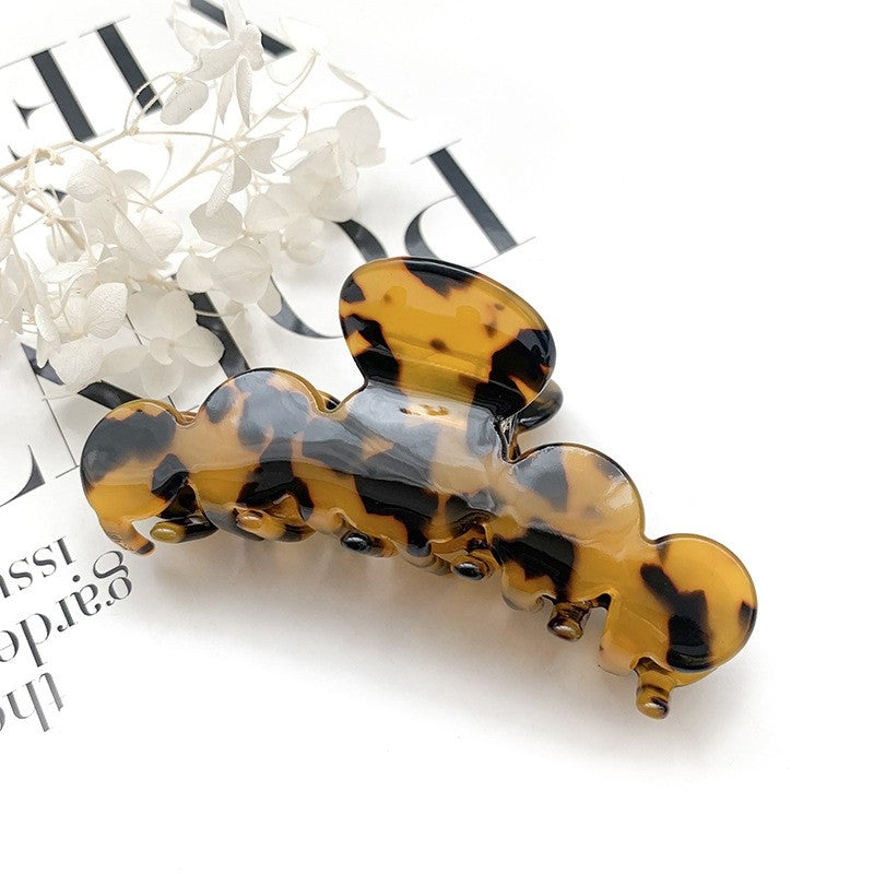 Colorful Marbled Hair Claw Clip