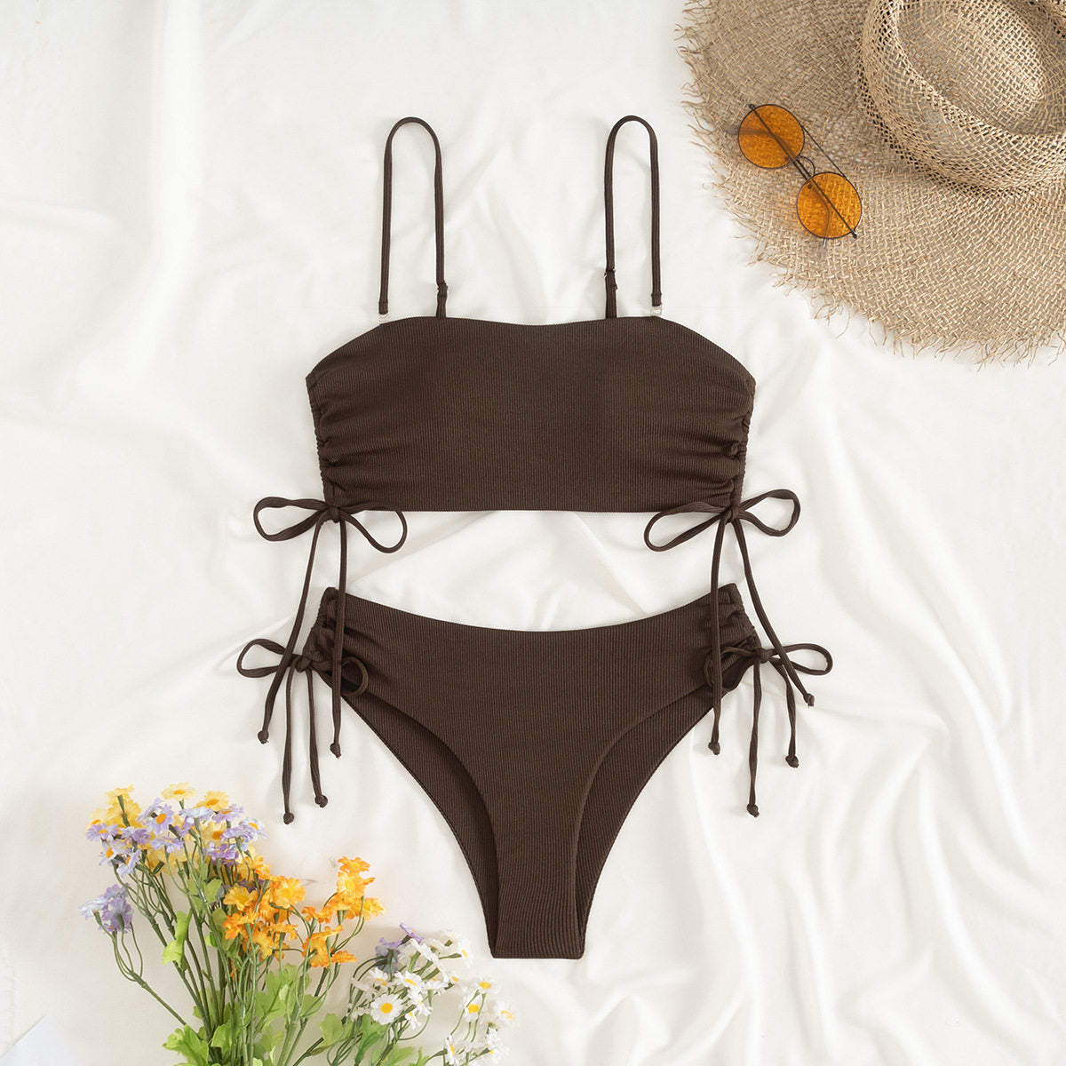 Women's Two-Piece Bikini With Detachable Straps For Amazon