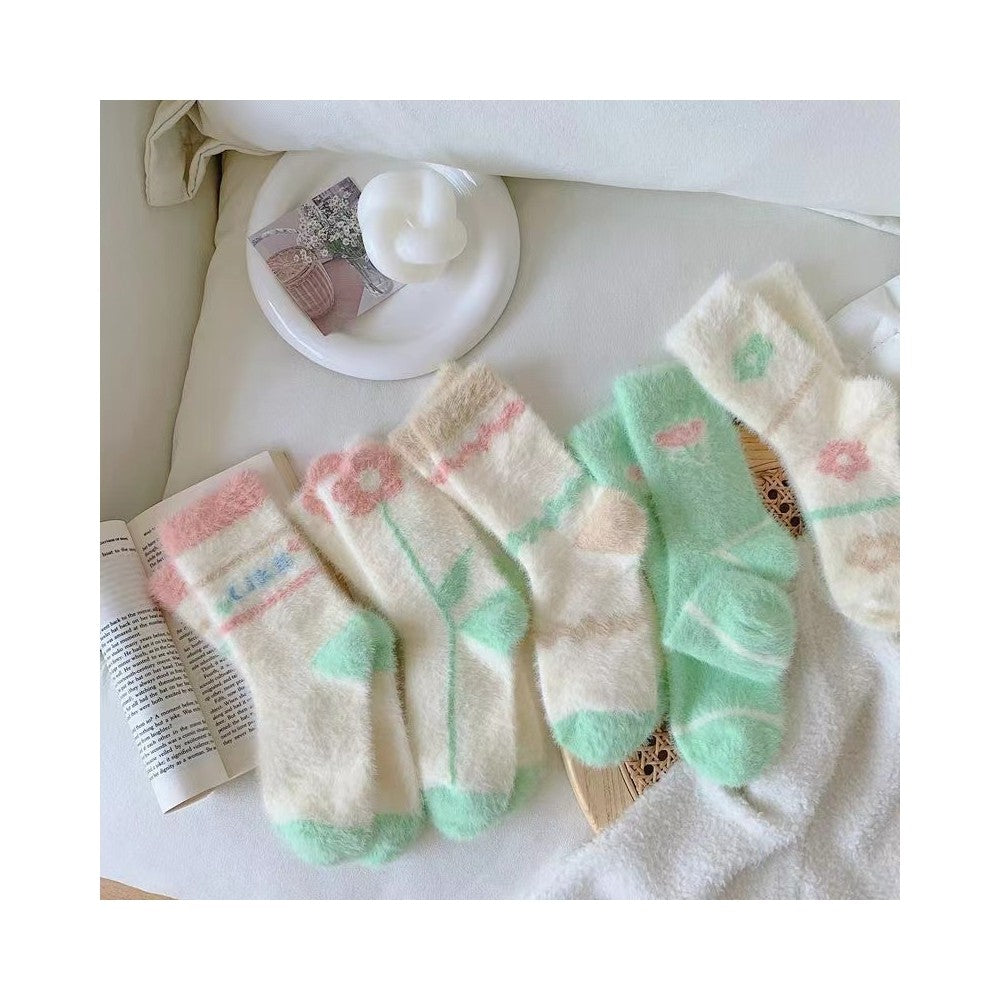 Warm Soft Fluffy Thickened Fleece Socks