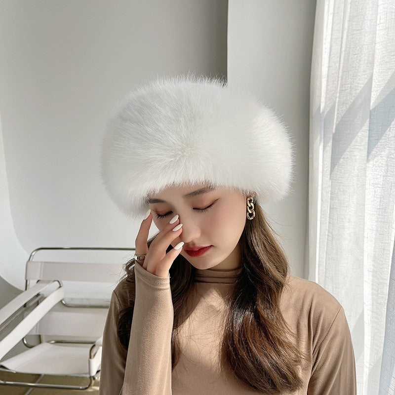 Solid Color Winter Furry Hat
