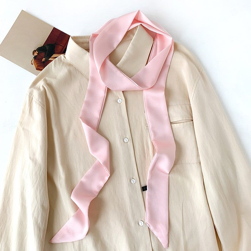 Autumn Winter Embroidered Scarf With Beads