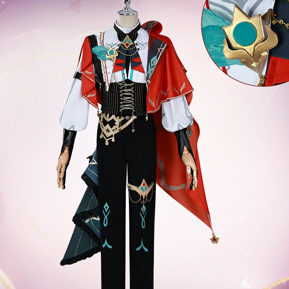 Genshin Impact Kaveh KFC Collab Cosplay Costume