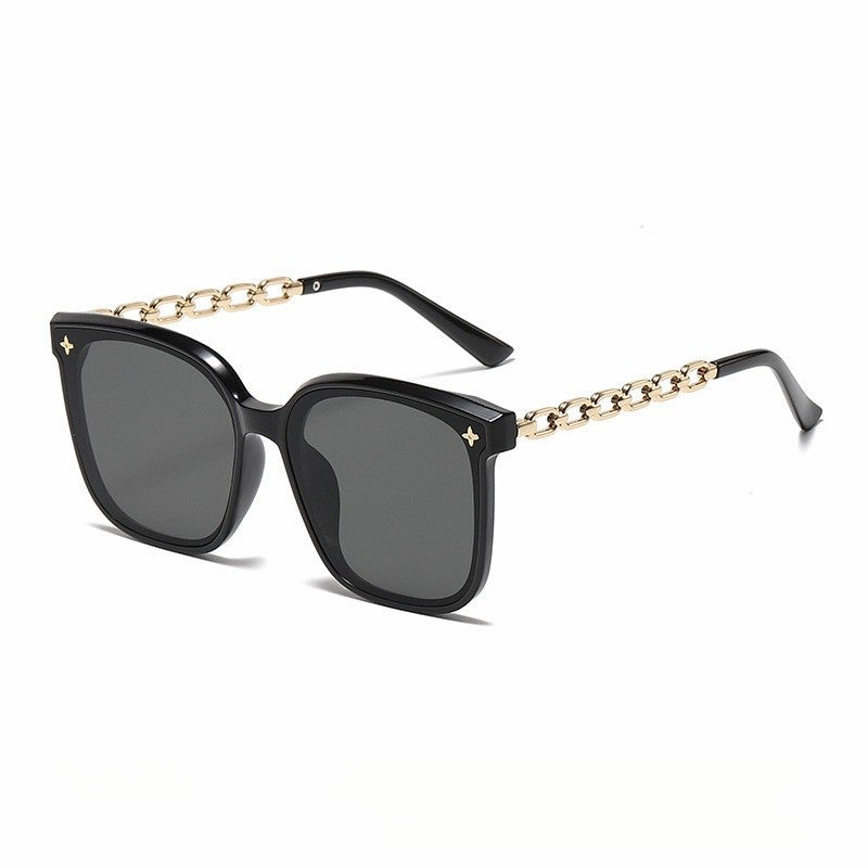 Chain Temple Sunglasses Women