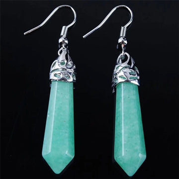 Hexagonal Stud Earrings Fashion