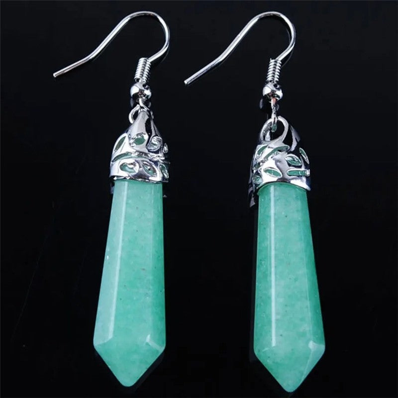 Hexagonal Stud Earrings Fashion