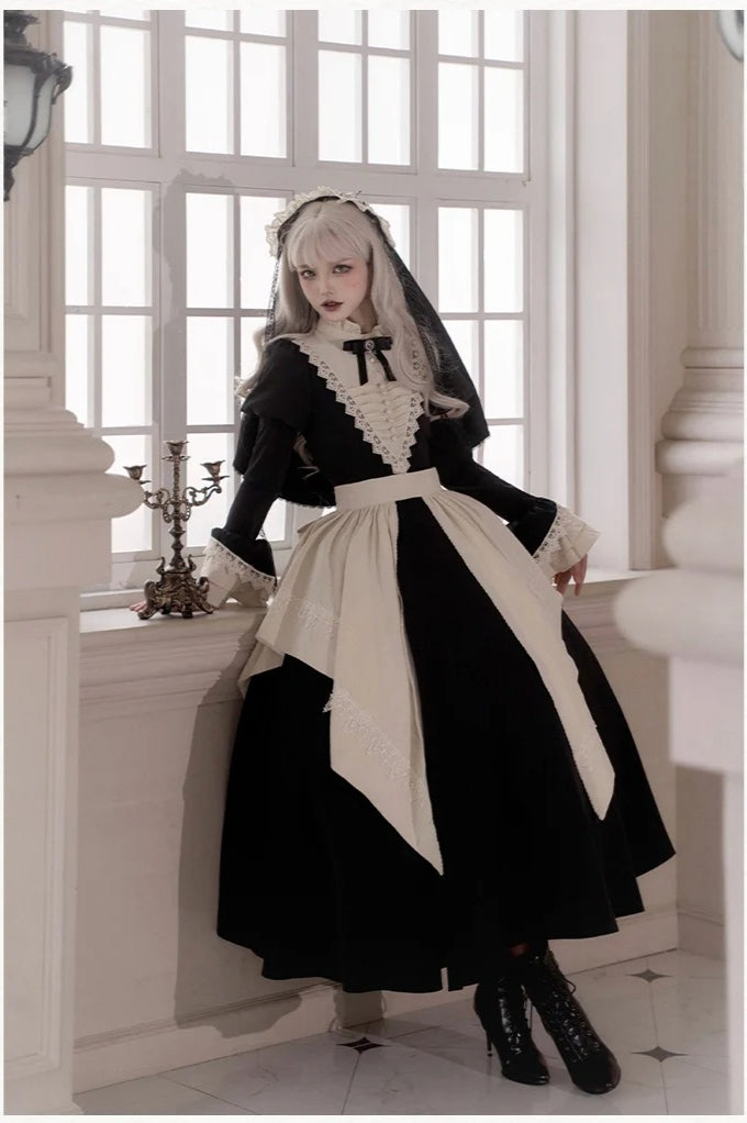 Gothic Nun Lolita Dress Costume