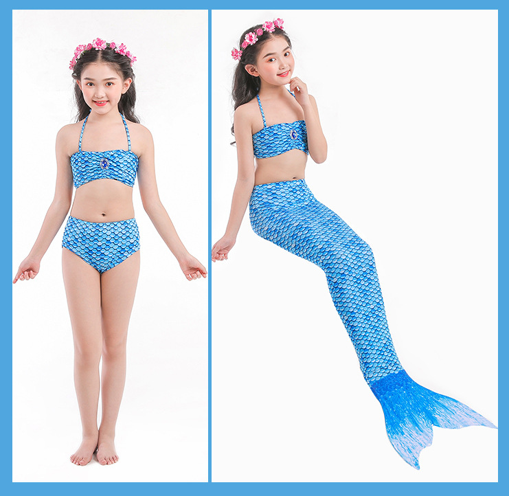 Girls Mermaid Dress and Bikini-STYLEGOING