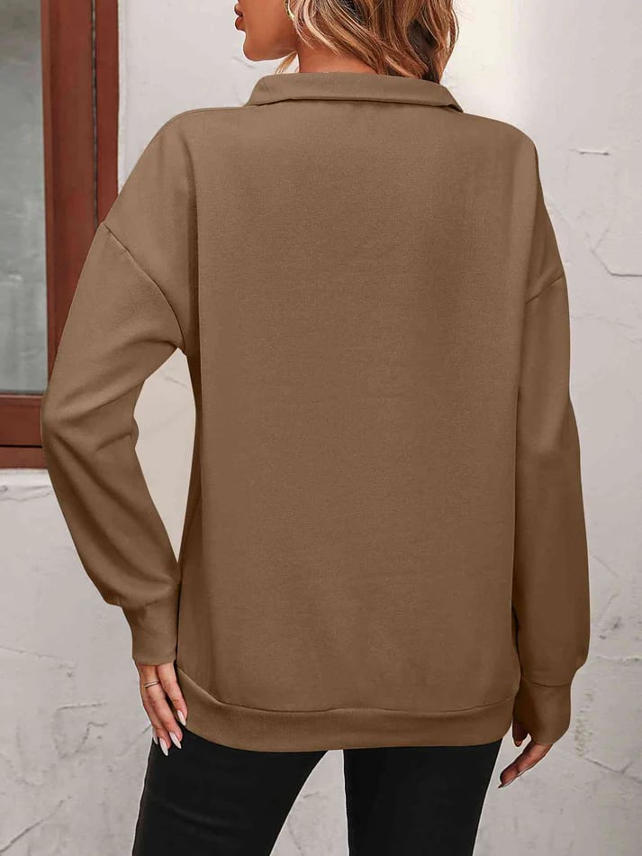 The Effortless Quarter-Zip Pullover - Your Perfect Spring & Fall Layer + 50% OFF