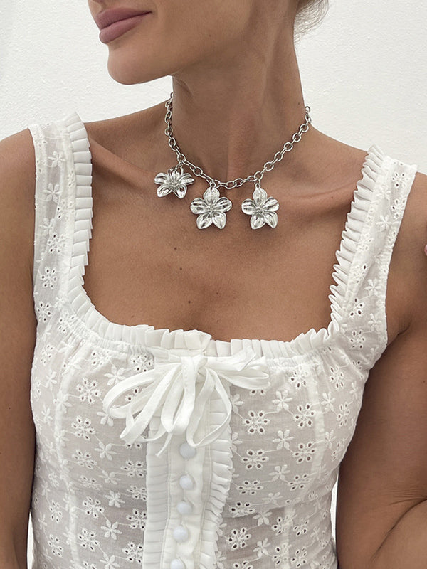 Flower Shape Necklaces Accessories