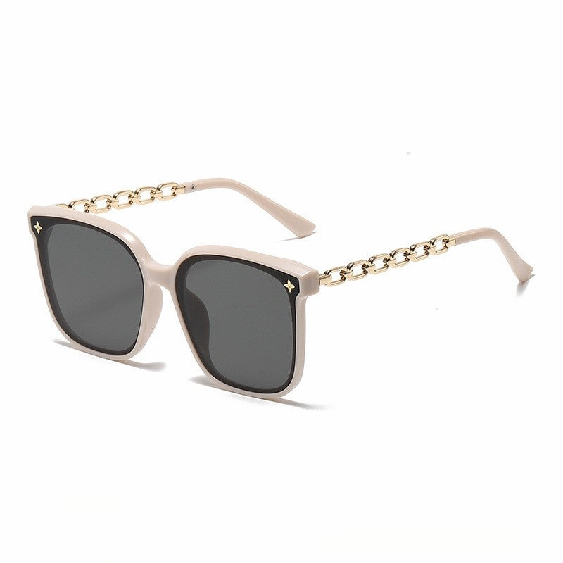 Chain Temple Sunglasses Women