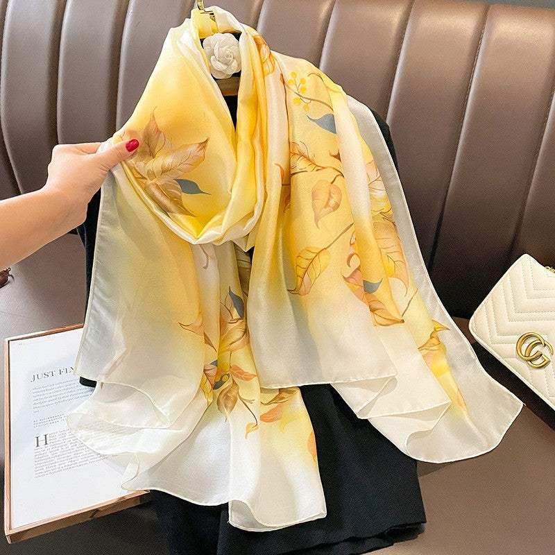 Long  Printed Pattern  Scarf