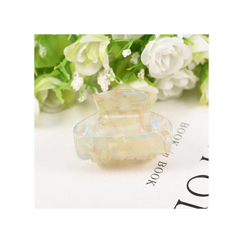 Glitter Acrylic Elegant Hair Claw Clip