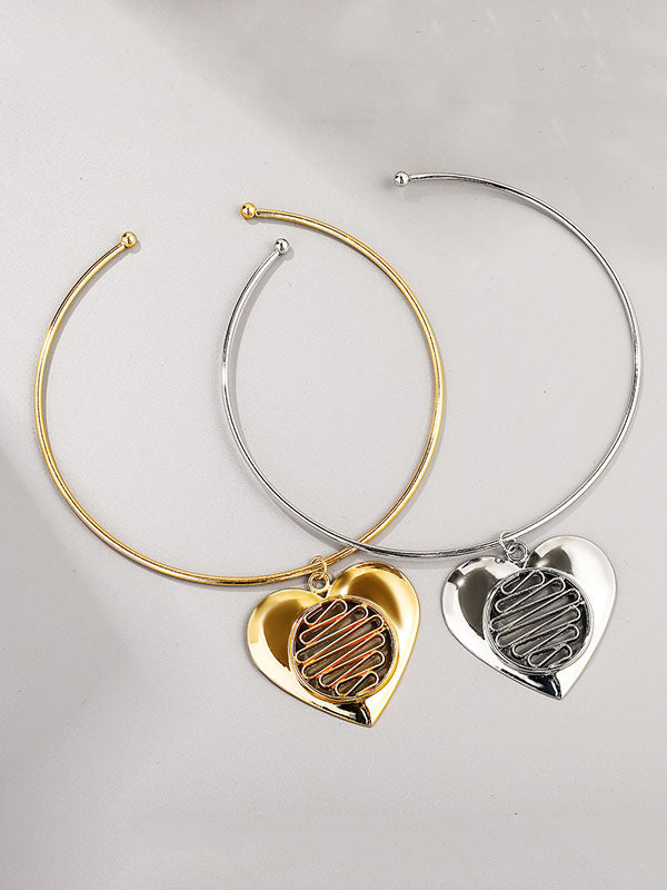 Heart Shape Hollow Necklaces Accessories