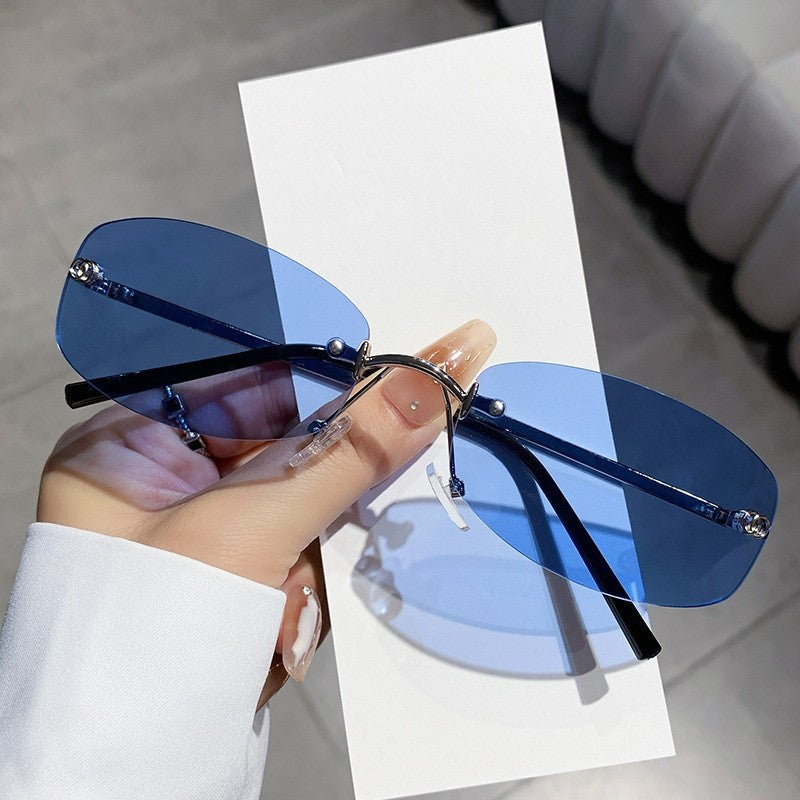 Frameless Edge Cut Sunglasses