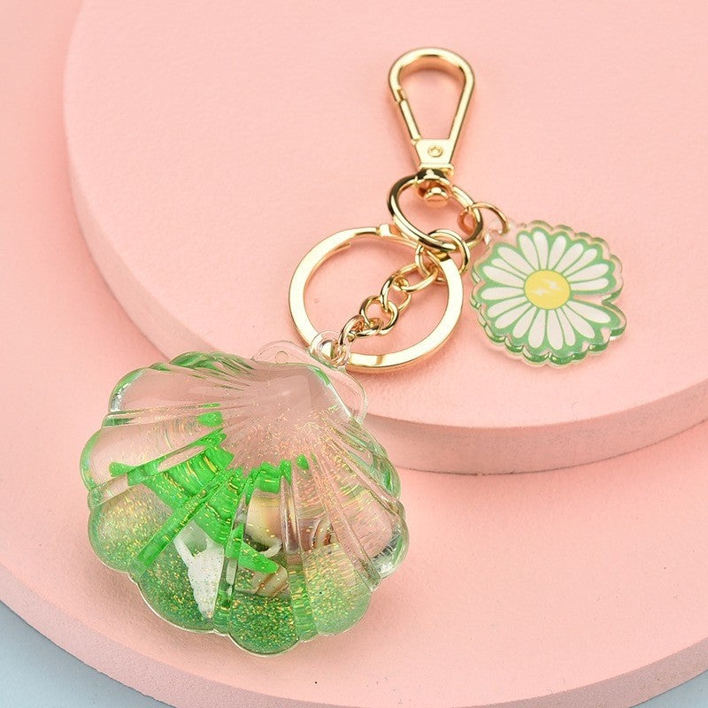 Cartoon Shell Keychain Pendant