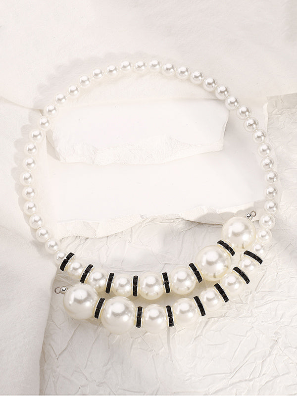 Contrast Color Geometric Necklaces Accessories