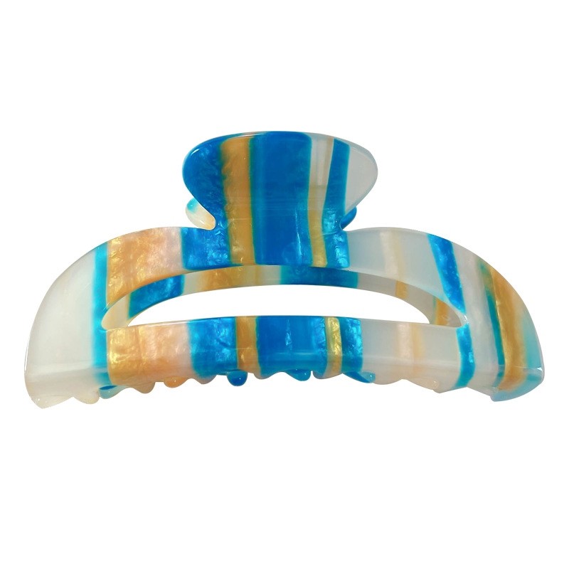 Colorful Geometric Acetate Hair Claw Clip