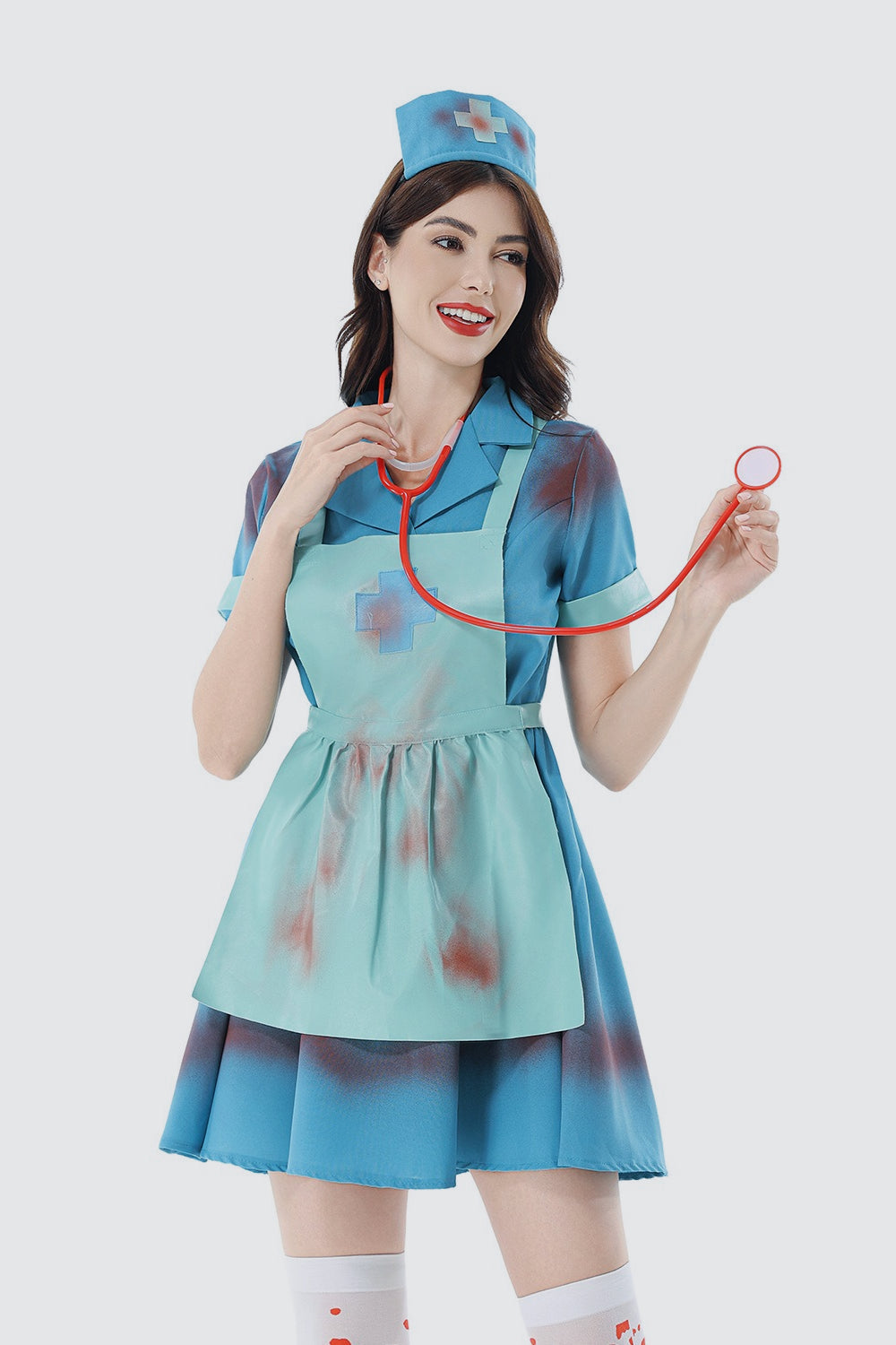 Sexy Bloody Nurse Halloween Dress