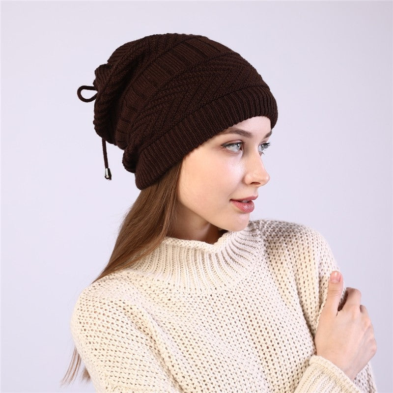 Dual Purpose Knitted Neck Warmer Beanie