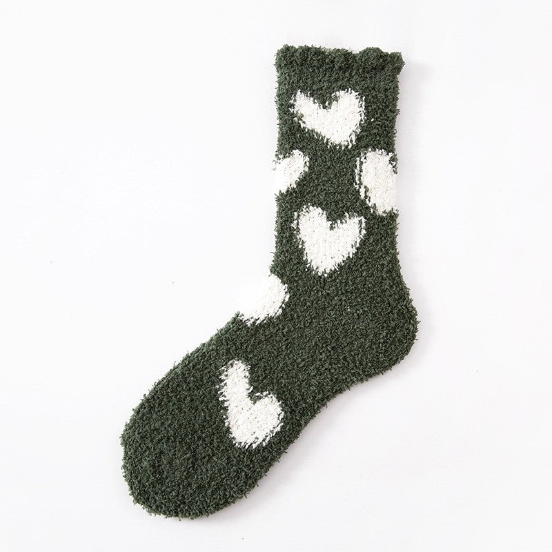 Cute Home Coral Fleece Terry Socks