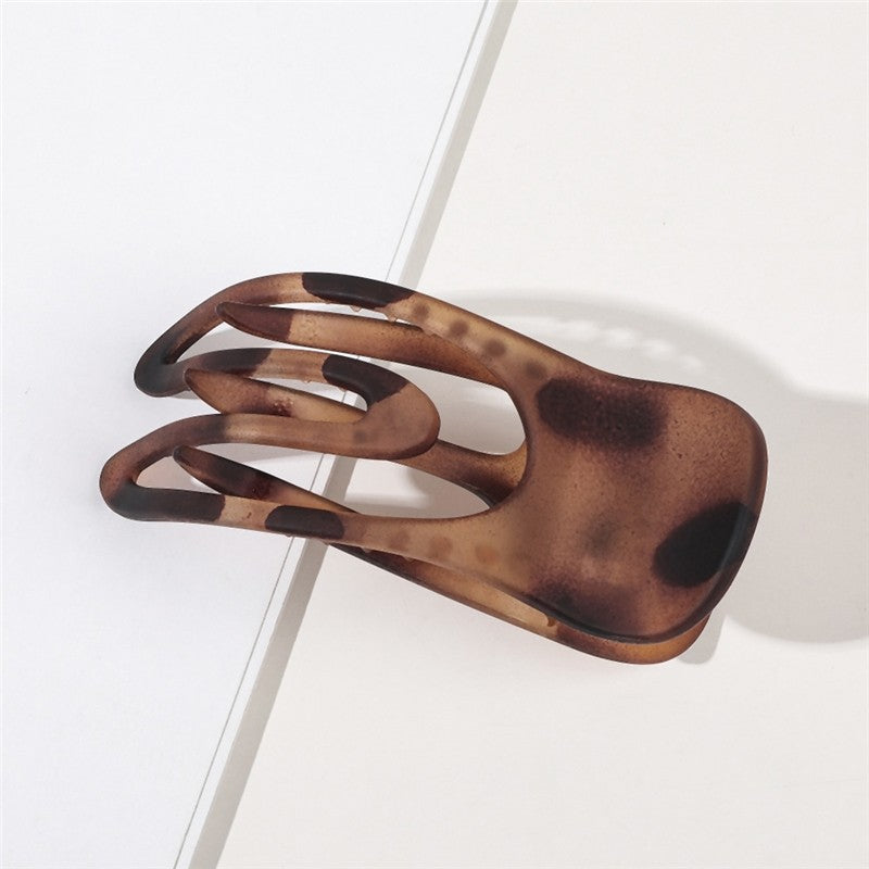 Minimalist Hair Clip Concave Coiffure Duckbill Claw Clip