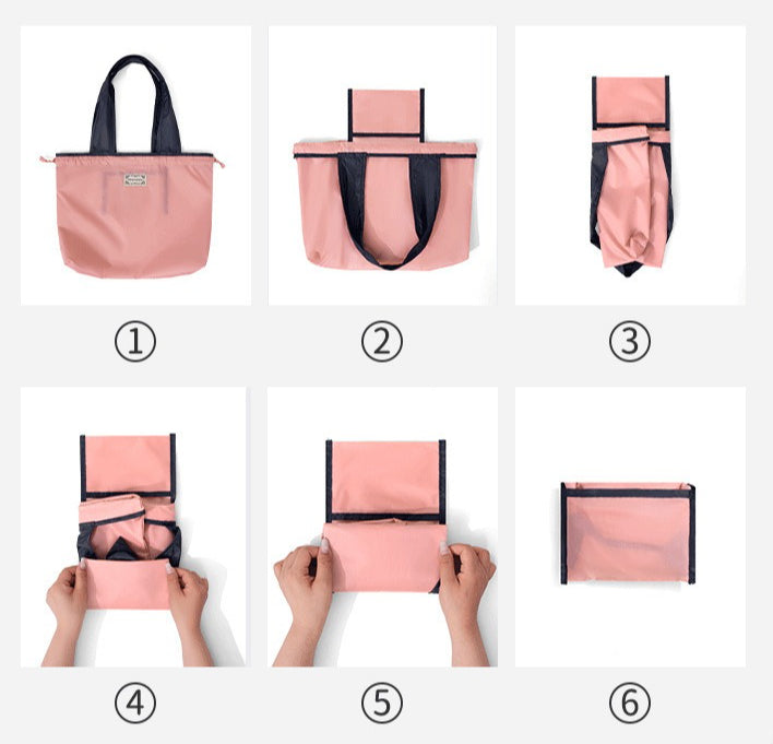 Large-Capacity Waterproof Tote for Market & Travel