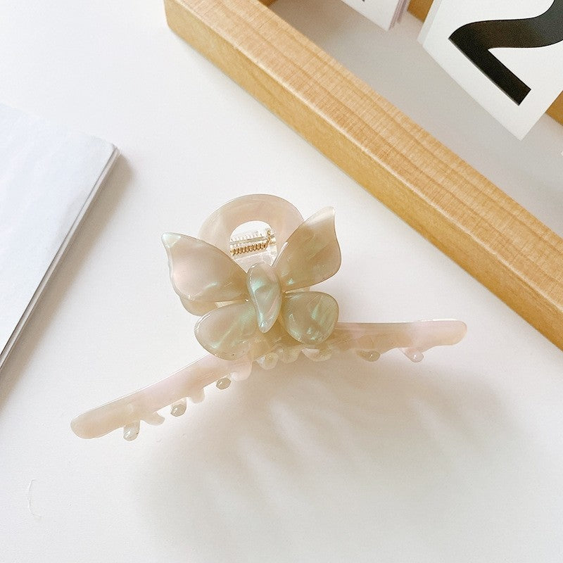 Butterfly Stitching Tie-Dye Claw Clip