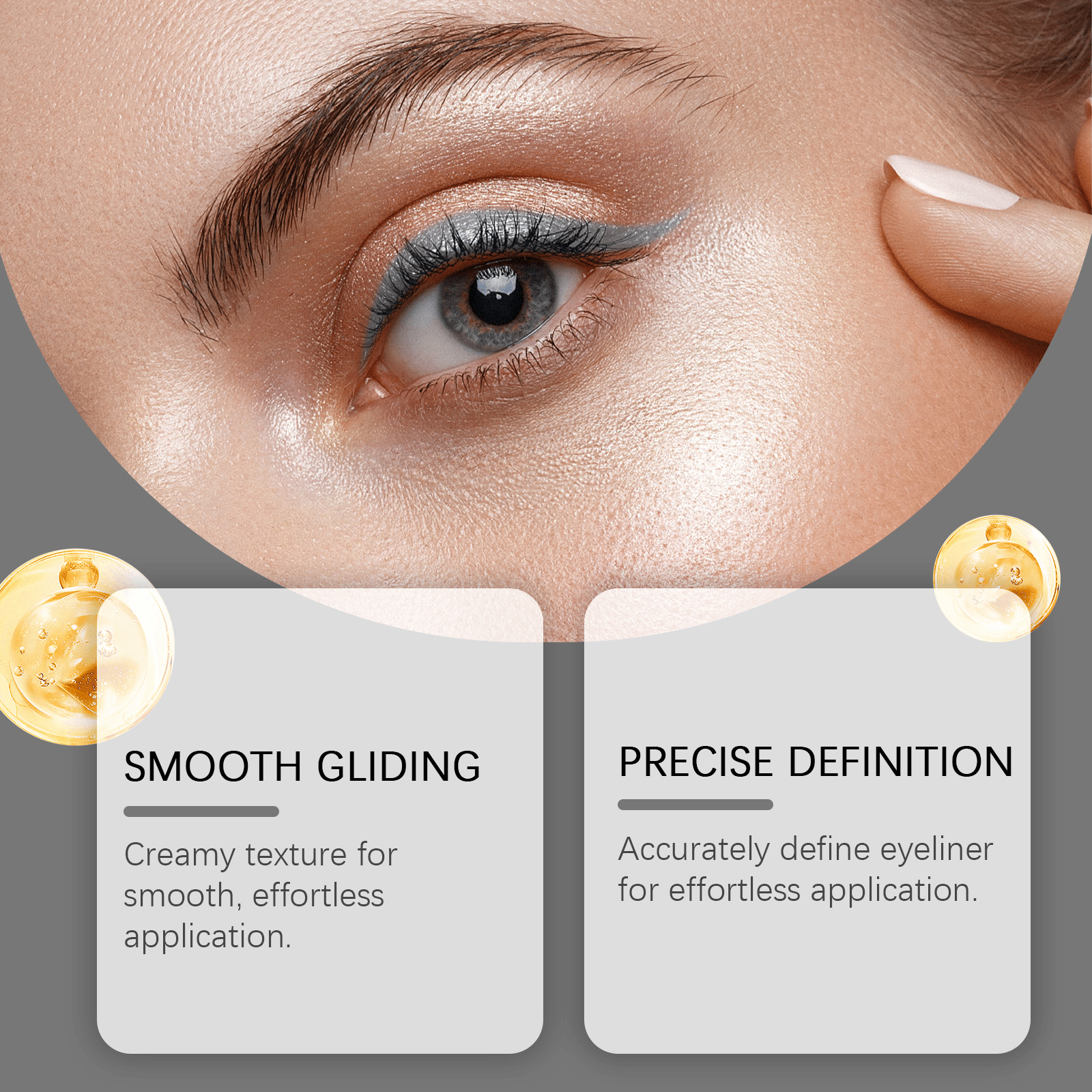 The AuraLock Eyeliner Duo - 24-Hour Smudge-Proof Precision and All-Day Stay + 1+1 FREE