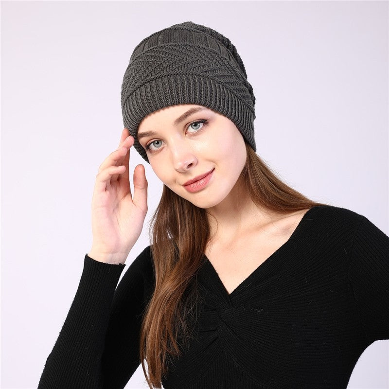 Dual Purpose Knitted Neck Warmer Beanie