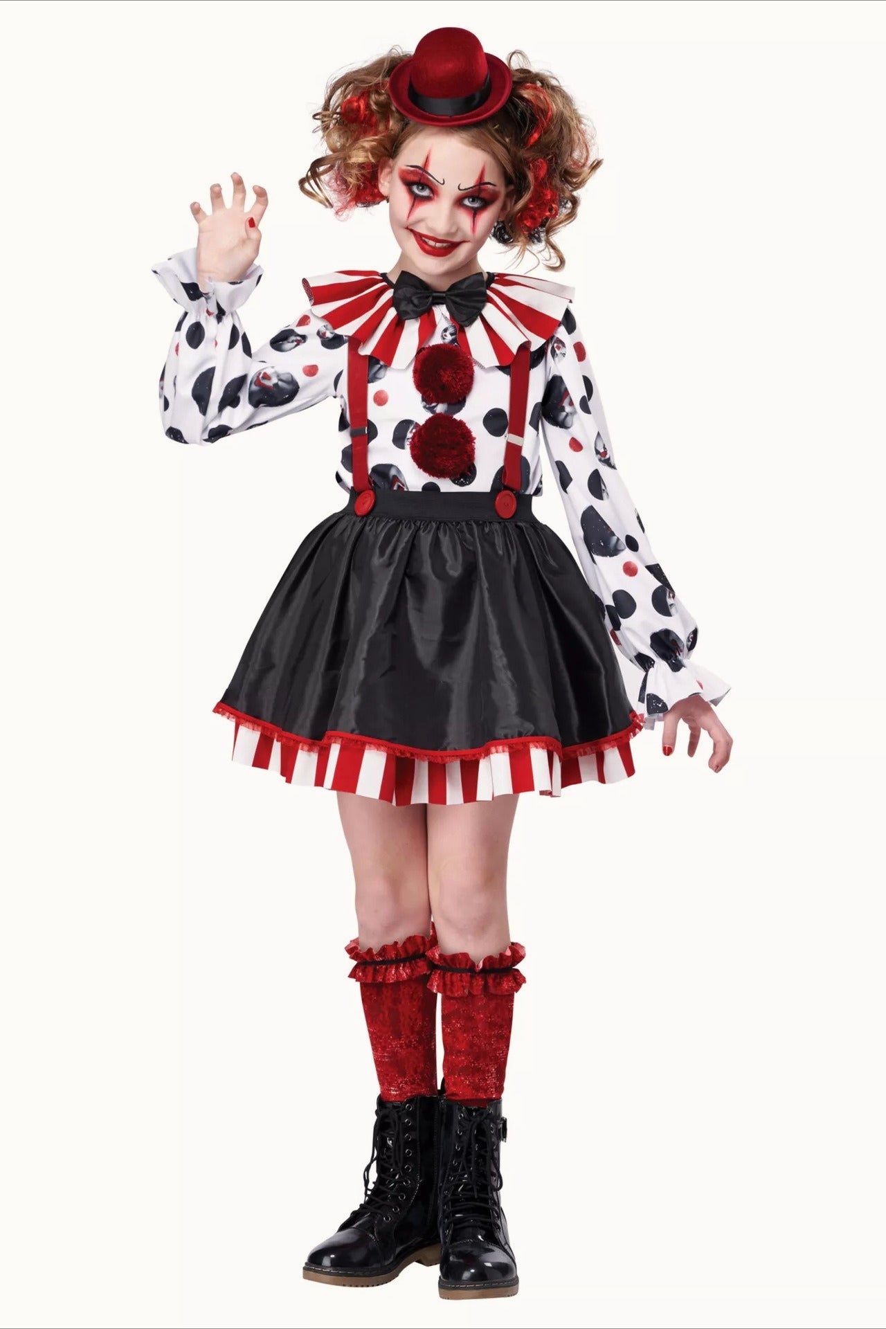 Clown Outfit Kid Halloween Costume