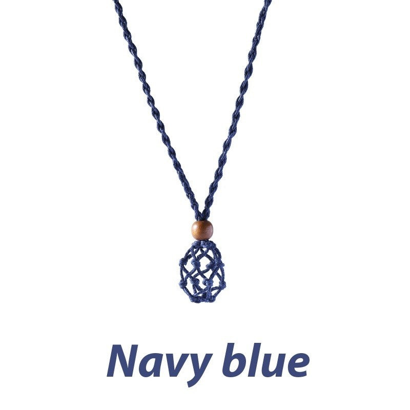 Mesh Woven Necklace Pendant