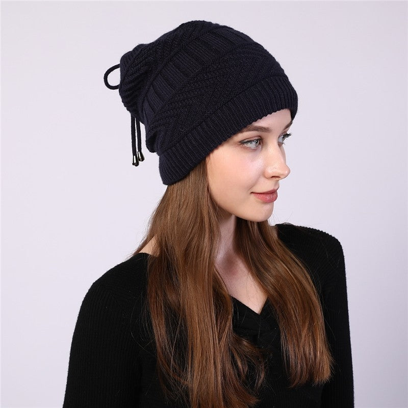 Dual Purpose Knitted Neck Warmer Beanie