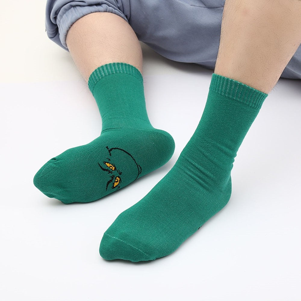 Unisex Cotton Printed Breathable Sports Socks