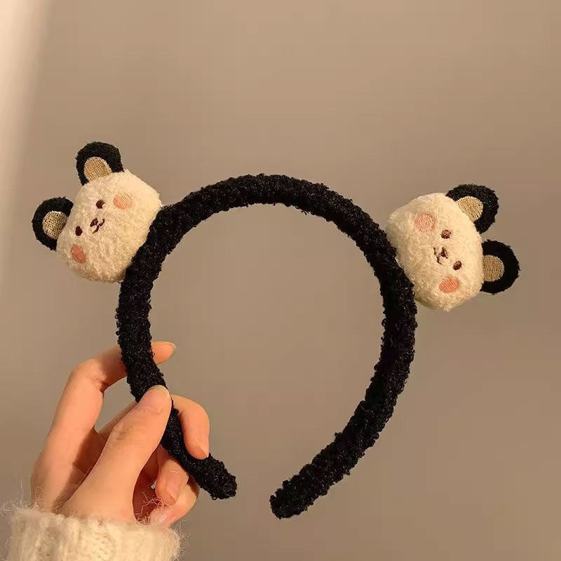 Funny Cute Cartoon Homewear Face Wash Headband Hair Band