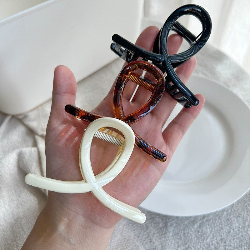 Morandi Color Loop Hair Claw Clip