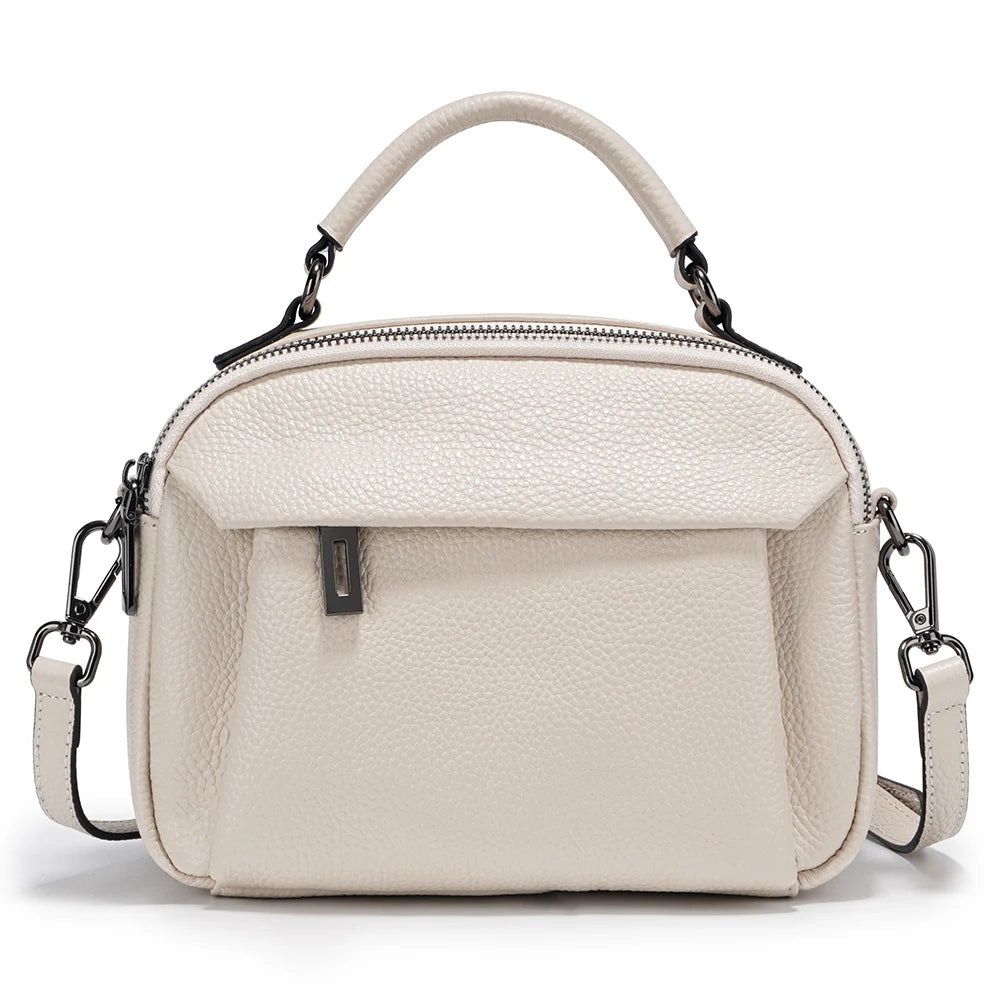 Stylish Genuine Leather Satchel Purse for Women