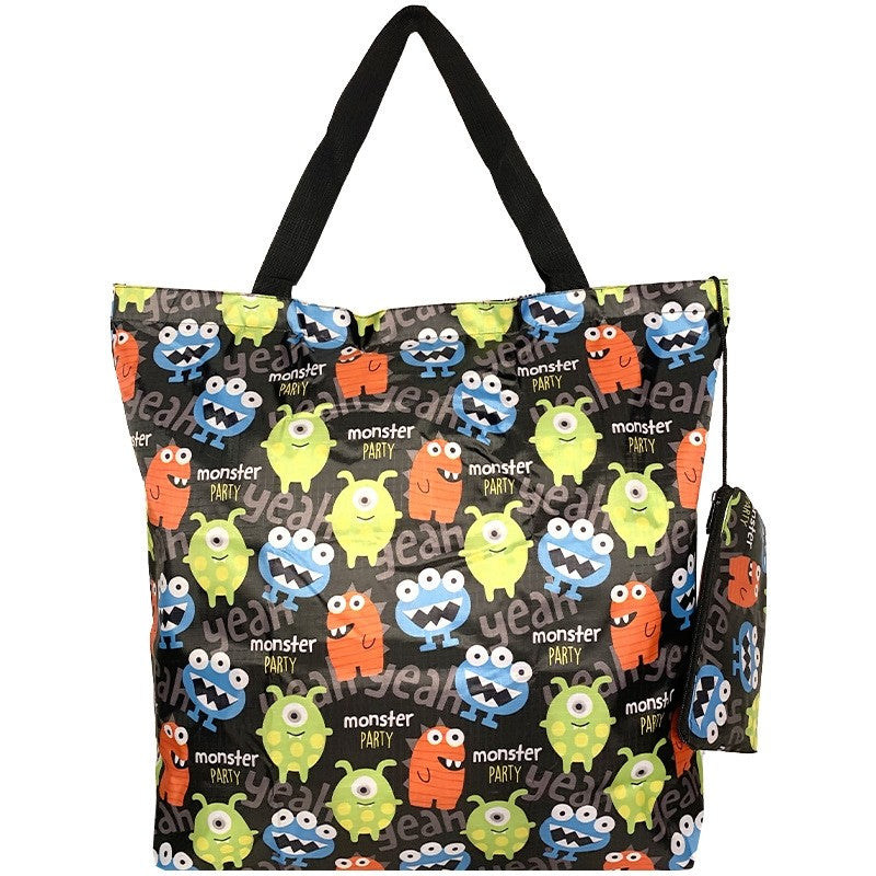 Foldable Printed Shopping Tote Bag