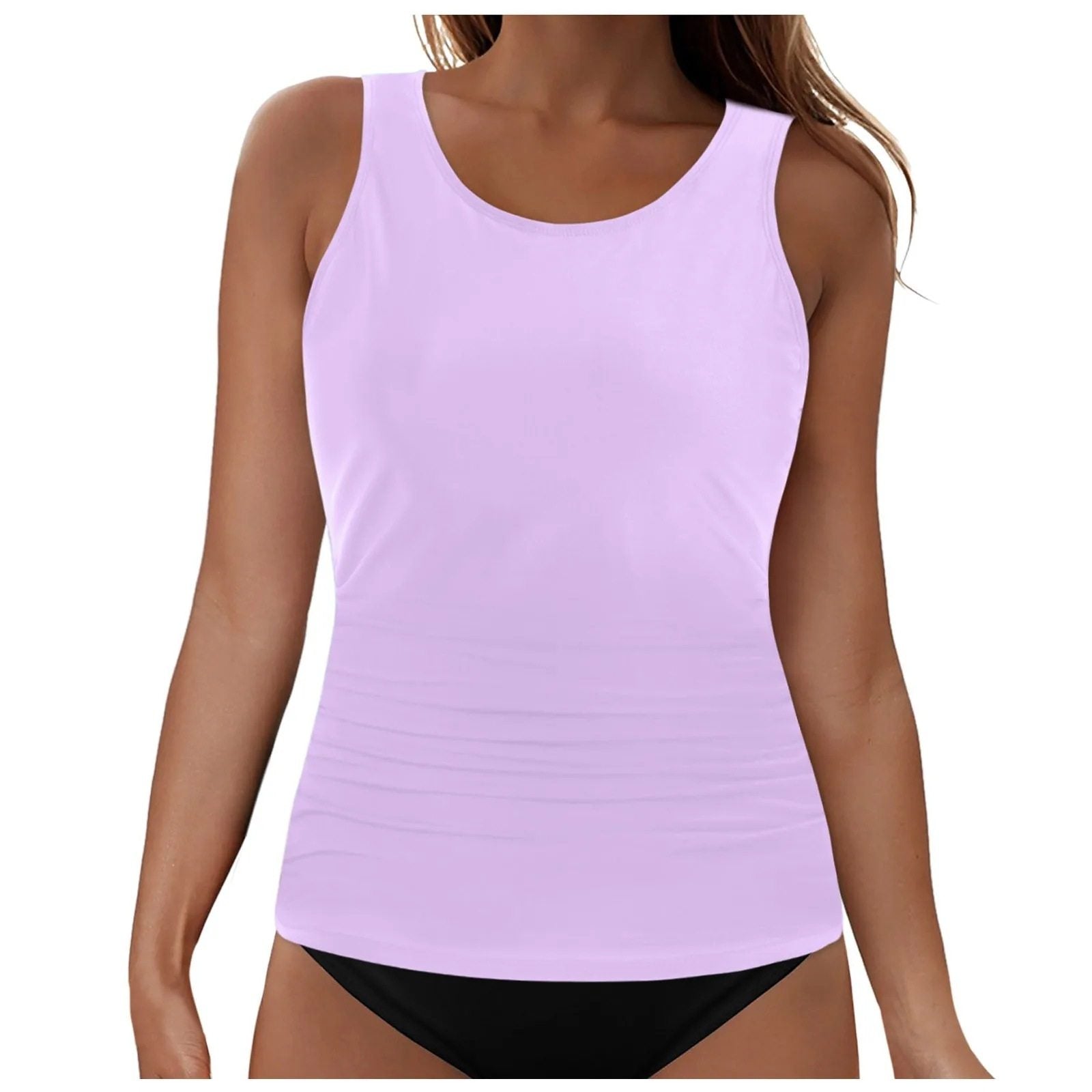 Solid Color Bikini Top For Beach And Hot Spring