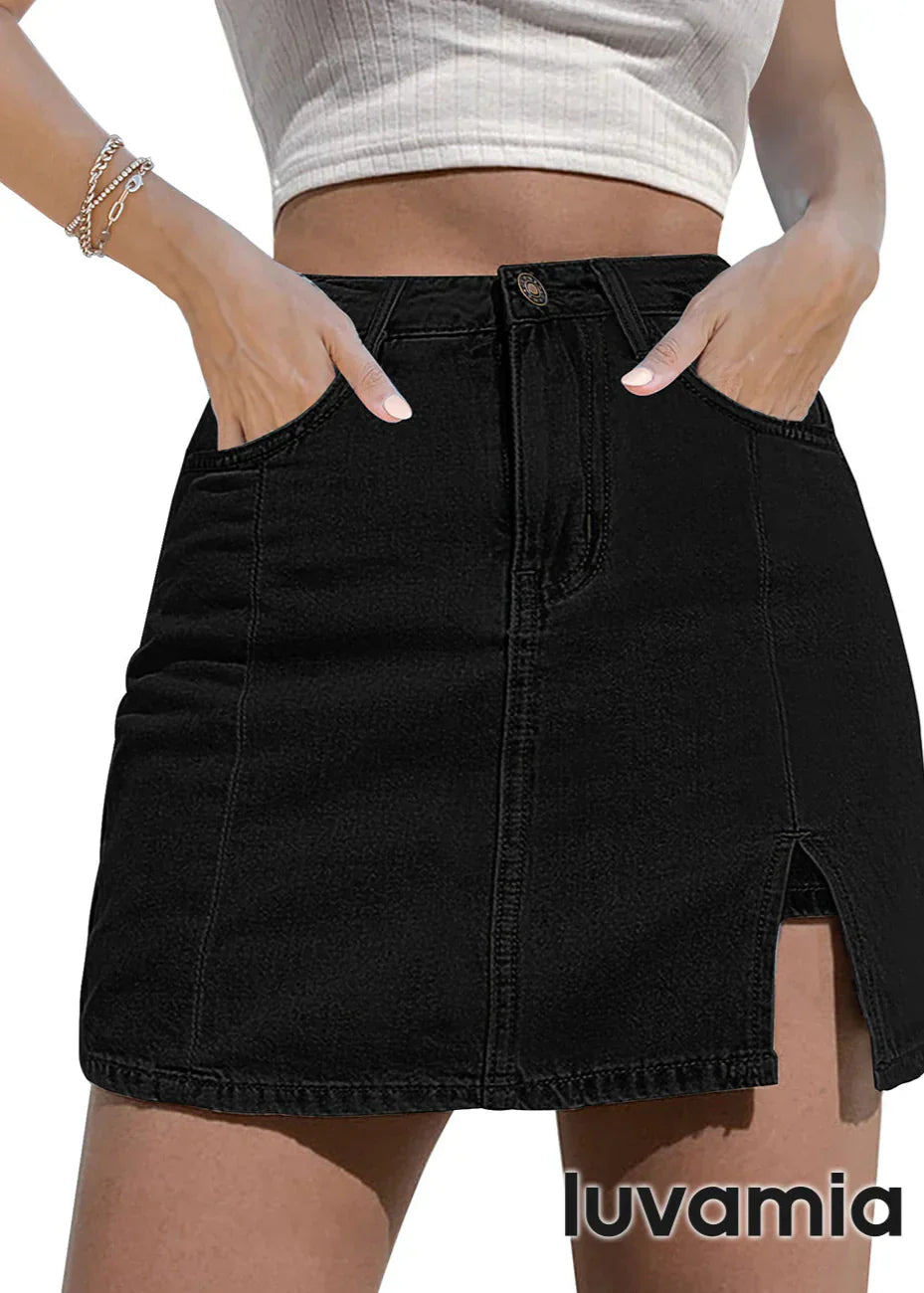 EffortlessChic Denim Skort + Own Every Moment, Confidently - 50% OFF