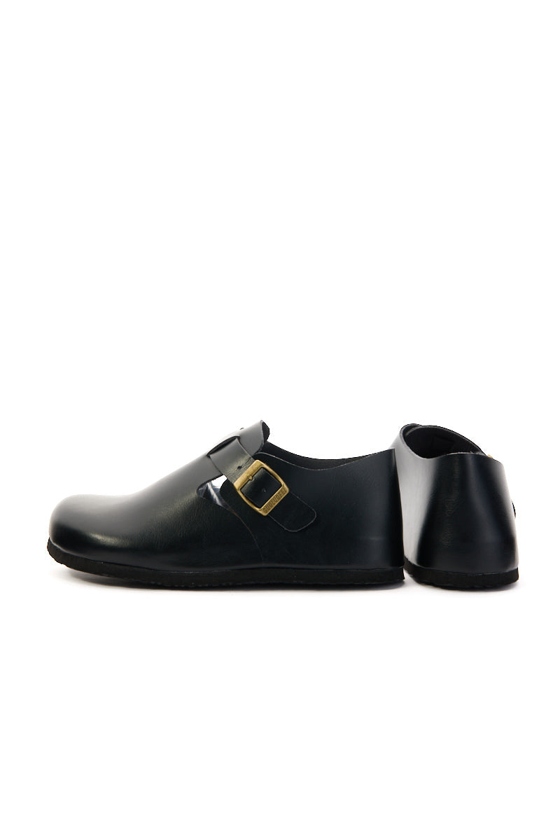 Seashore Suede Clog Loafer - Black